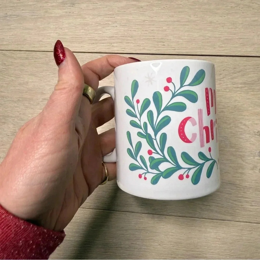 Merry Christmas Hand Painted Mug - Picture 3 of 6